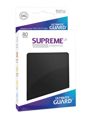 es::Ultimate Guard Supreme UX Sleeves Fundas de Cartas Tamaño Estándar Negro 80