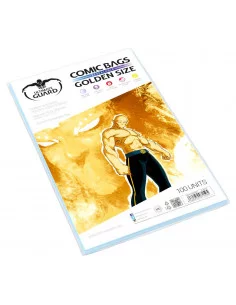 es::Ultimate Guard Comic Bags Golden Size Bolsas con cierre reutilizable 100