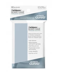 es::Ultimate Guard Premium Soft Sleeves Fundas de Cartas 7 Wonders™ 80