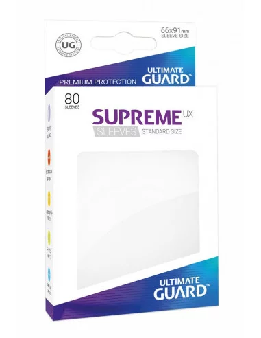 es::Ultimate Guard Supreme UX Sleeves Fundas de Cartas Tamaño Estándar Blanco 80