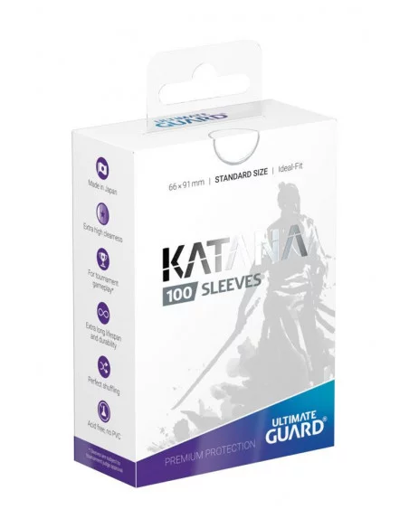 es::Ultimate Guard Katana Sleeves Tamaño Estándar Blanco 100 fundas para cartas