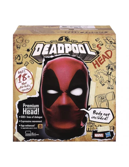 es::Marvel Legends Cabeza premium e interactiva de Deadpool