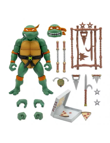 es::Tortugas Ninja Figura Ultimates Michaelangelo 18 cm