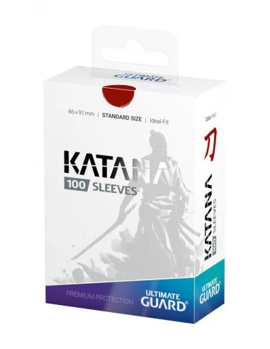 es::Ultimate Guard Katana Sleeves Tamaño Estándar Rojo 100 fundas para cartas