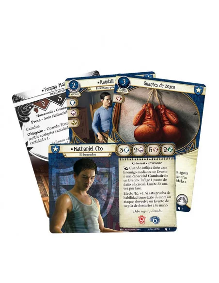 es::Arkham Horror LCG. Nathaniel Cho Mazo de investigador