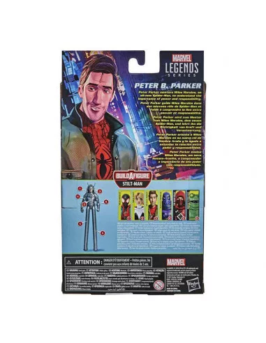 es::Marvel Legends Figura Peter B. Parker Spider-man in to the Spider-Verse 15 cm