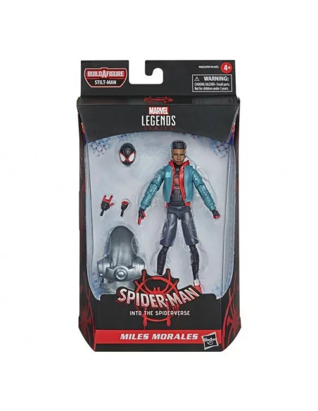 es::Marvel Legends Figura Miles Morales Spider-Man: Into the Spider-Verse 15 cm