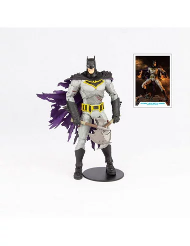 es::DC Multiverse Figura Batman with Battle Damage Dark Nights: Metal 18 cm