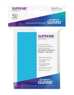 es::Ultimate Guard Supreme UX Sleeves Fundas de Cartas Tamaño Estándar Azul Celeste 50