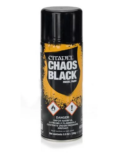 es::Spray Chaos Black - Imprimación negra