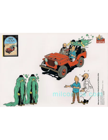 es::Set De Pegatinas Coches Tintín: Oro Negro