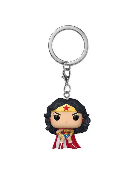 es::DC Comics Llavero Pocket POP! Vinyl Wonder Woman 80th Anniversary 4 cm