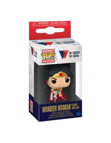es::DC Comics Llavero Pocket POP! Vinyl Wonder Woman 80th Anniversary 4 cm