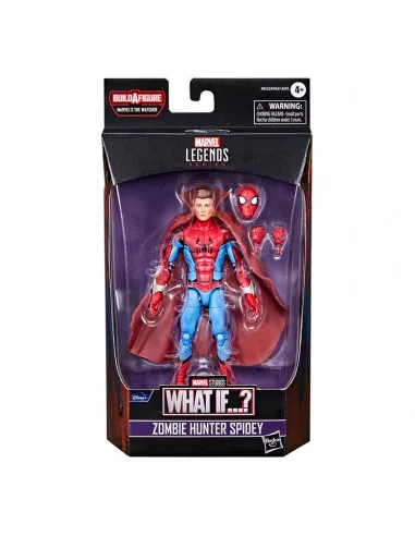 es::Disney Plus Marvel Legends Figura Zombie Hunter Spidey What If...? 15 cm