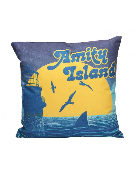es::Tiburón Cojín cuadrado Amity island