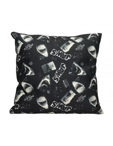 es::Tiburón Cojín cuadrado Collage