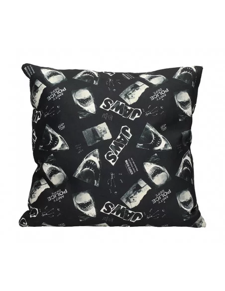 es::Tiburón Cojín cuadrado Collage