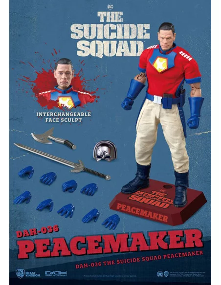 es::El Escuadrón Suicida Figura Dynamic 8ction Heroes 1/9 Peacemaker 20 cm