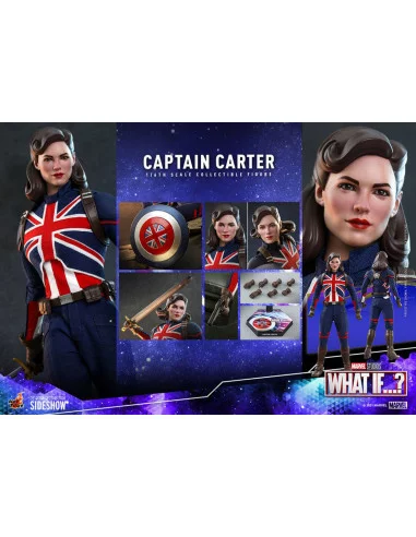 es::What If...? Figura 1/6 Captain Carter 29 cm Hot Toys 30 cm