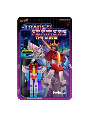 es::Transformers Figura ReAction Wave 4 King Starscream 10 cm 