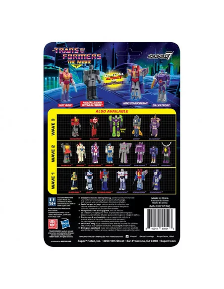 es::Transformers Figura ReAction Wave 4 King Starscream 10 cm 