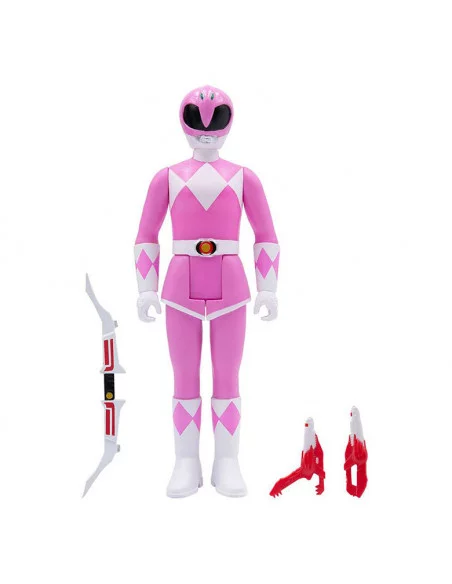 es::Mighty Morphin Power Rangers Figura ReAction Pink Ranger 10 cm
