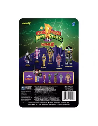 es::Mighty Morphin Power Rangers Figura ReAction Dragonzord 15 cm 