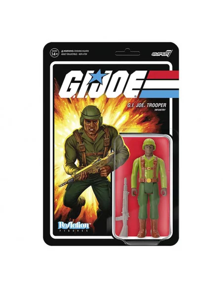 es::G.I. Joe Figura ReAction Greenshirt Brown 10 cm