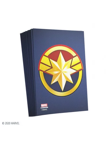 es::Marvel Champions Sleeves Captain Marvel 