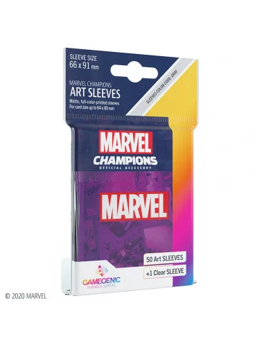 es::Marvel Champions Sleeves Marvel Purple
