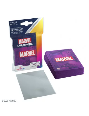 es::Marvel Champions Sleeves Marvel Purple