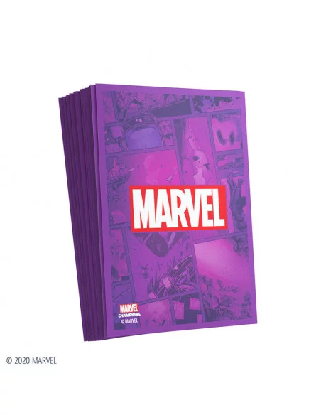 es::Marvel Champions Sleeves Marvel Purple