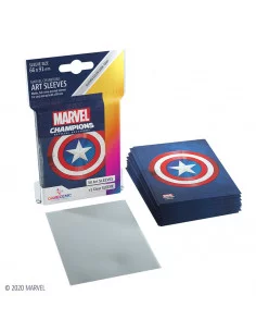 es::Marvel Champions Sleeves Captain America 2