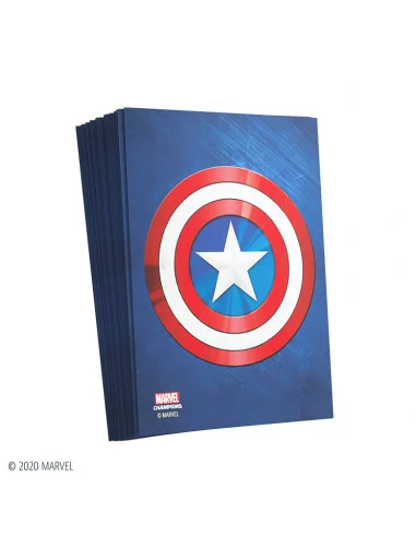 es::Marvel Champions Sleeves Captain America 