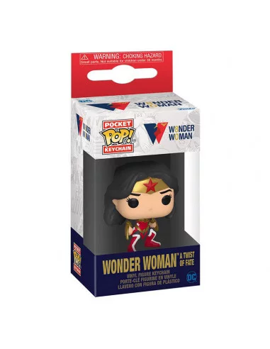 es::Wonder Woman 80th Anniversary Llavero Pocket POP! Vinyl A Twist Of Fate 4 cm