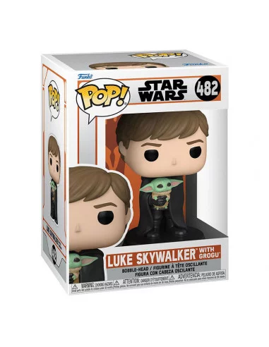 es::Star Wars The Mandalorian Funko POP! Luke with Child 9 cm