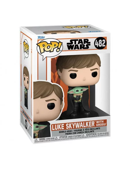 es::Star Wars The Mandalorian Funko POP! Luke with Child 9 cm