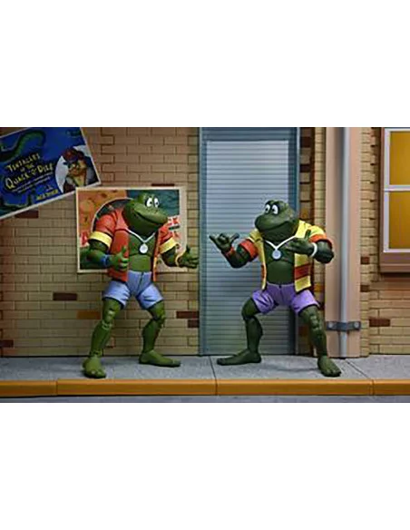 es::Tortugas Ninja Pack de 2 Figuras Napoleon & Atilla Frog 18 cm
