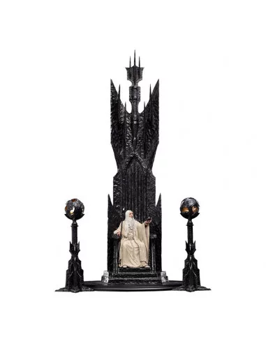 es::El Señor de los Anillos Estatua 1/6 Saruman the White on Throne 110 cm