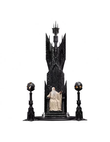 es::El Señor de los Anillos Estatua 1/6 Saruman the White on Throne 110 cm