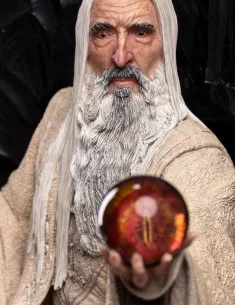 es::El Señor de los Anillos Estatua 1/6 Saruman the White on Throne 110 cm 2