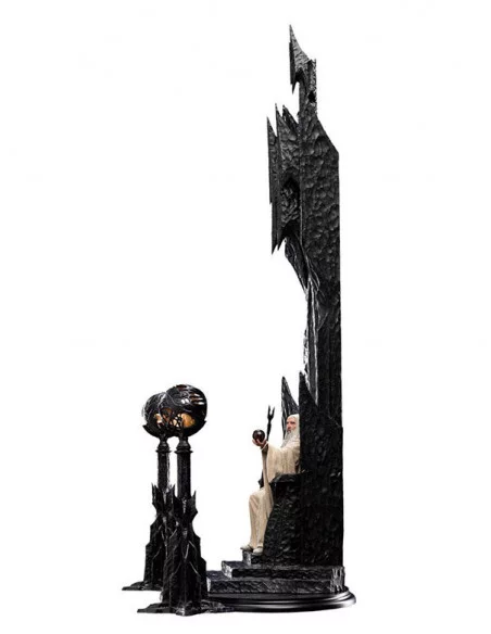 es::El Señor de los Anillos Estatua 1/6 Saruman the White on Throne 110 cm