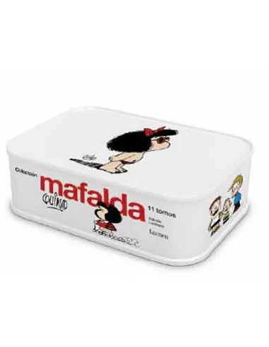 es::Colección Mafalda: lata blanca con 11 tomos Edición limitada