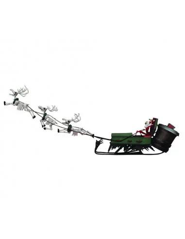 es::Pesadilla antes de Navidad Estatua PVC Jack in Sleigh Deluxe Set