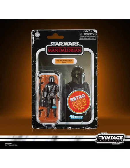 es::Star Wars The Mandalorian Retro Collection Figura 2022 The Mandalorian Beskar 10 cm