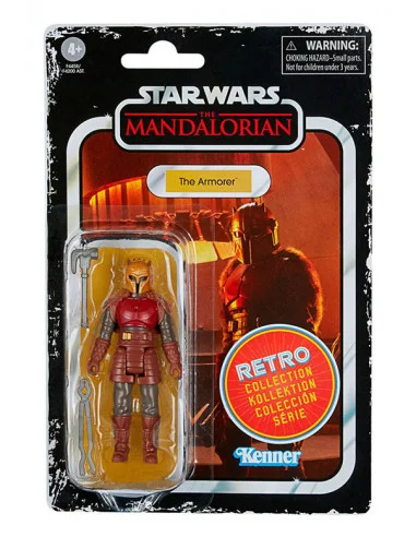 es::Star Wars The Mandalorian Retro Collection Figura 2022 The Armorer 10 cm