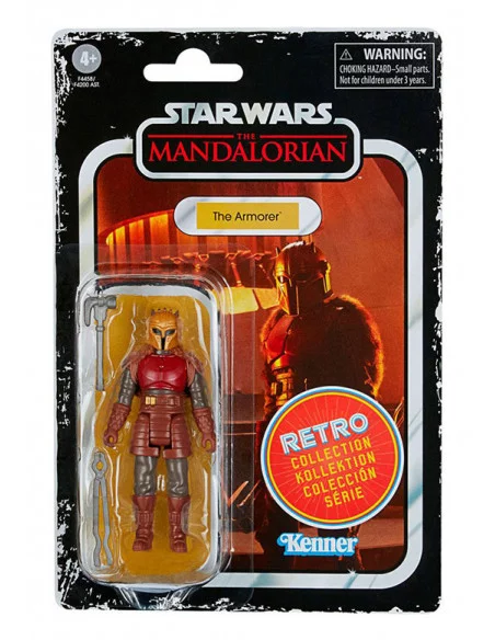 es::Star Wars The Mandalorian Retro Collection Figura 2022 The Armorer 10 cm