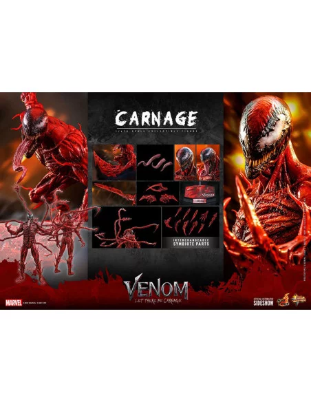 es::Venom: Habrá Matanza Figura Movie Masterpiece 1/6 Carnage Hot Toys 43 cm