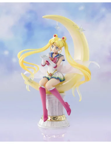 es::Sailor Moon Eternal Estatua FiguartsZERO Chouette Super Sailor Moon Bright Moon 19 cm