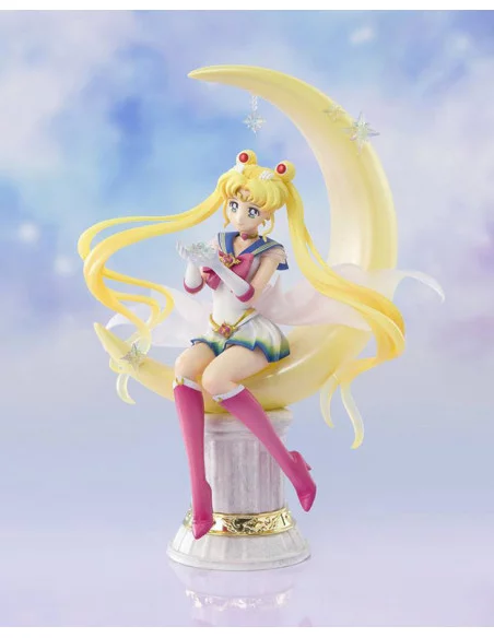 es::Sailor Moon Eternal Estatua FiguartsZERO Chouette Super Sailor Moon Bright Moon 19 cm